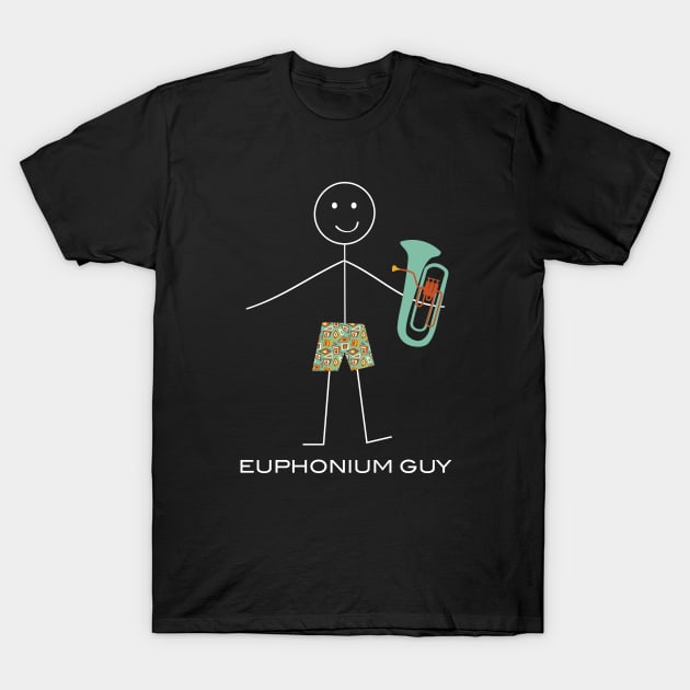 Funny Mens Euphonium Design T-Shirt by whyitsme